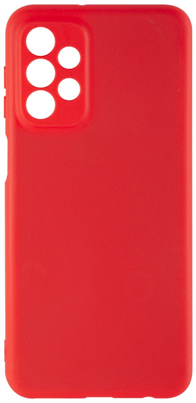 Накладка iBox Case для Samsung Galaxy A23 с защитой камеры и подложкой силикон красный