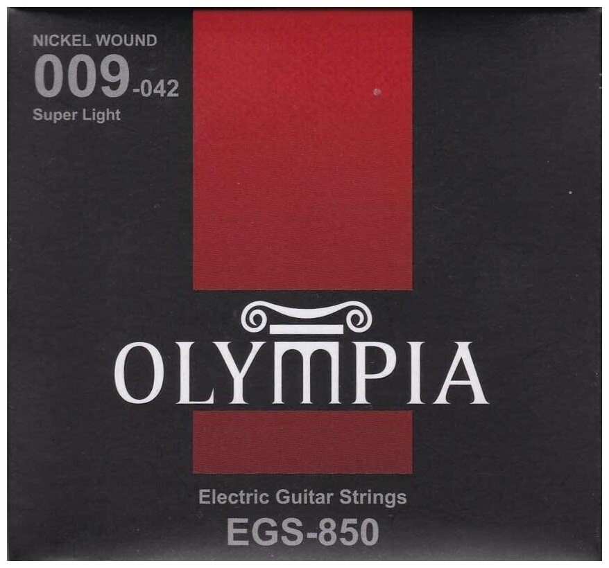 Струны для электрогитары Olympia EGS850 Super Light 9-42