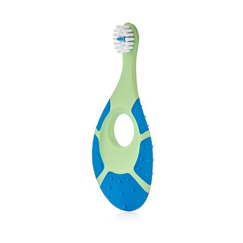 Купить Jordan, Детская зубная щетка STEP BY STEP 0-2 Extra Soft, экстра мягкая зеленый с голубым, голубой/зеленый, Зубные щетки