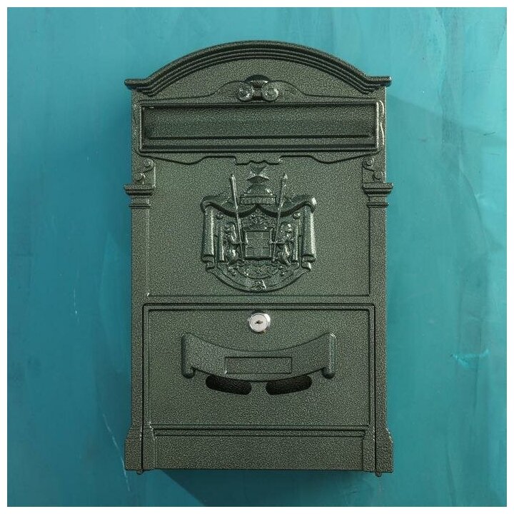 Ящик почтовый №4010, тёмно-зелёный - фотография № 2