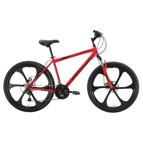 Велосипед Black One Onix 26 D FW красный/черный/красный 2021-2022 18