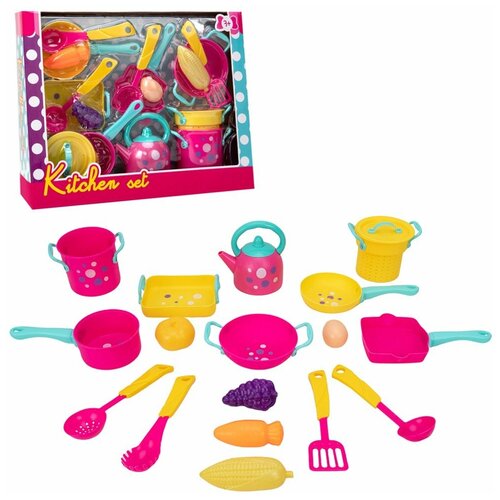 Набор игрушечной посуды, ролевые игры, для девочек, JB0210020