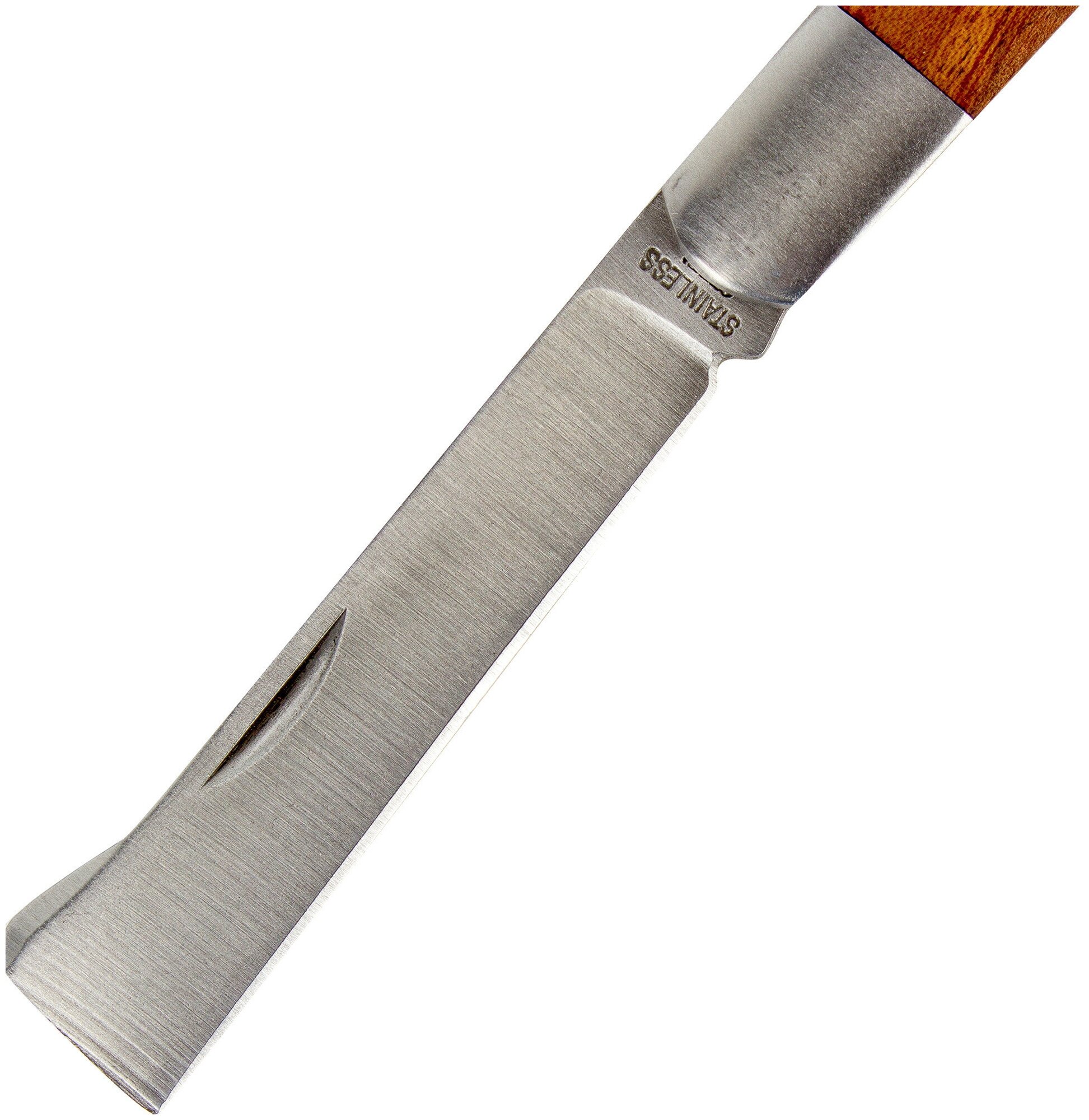 Нож для прививок, деревянная рукоятка - фотография № 4
