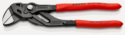 Изображение товара Клещи переставные-гаечный ключ 180 мм KNIPEX, KN-8601180SB