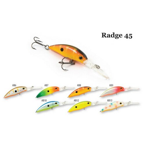 Raiden Воблер RAIDEN RADGE (Длина (мм) 45; Вес (гр.) 8 / AB9)