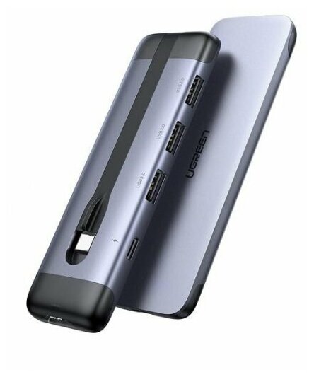 Хаб UGREEN CM285 70408 Space Gray