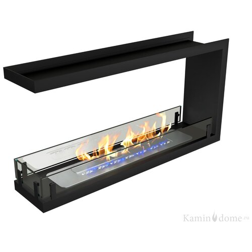 Биокамин Contour торцевой сквозной 900 для дома и квартиры