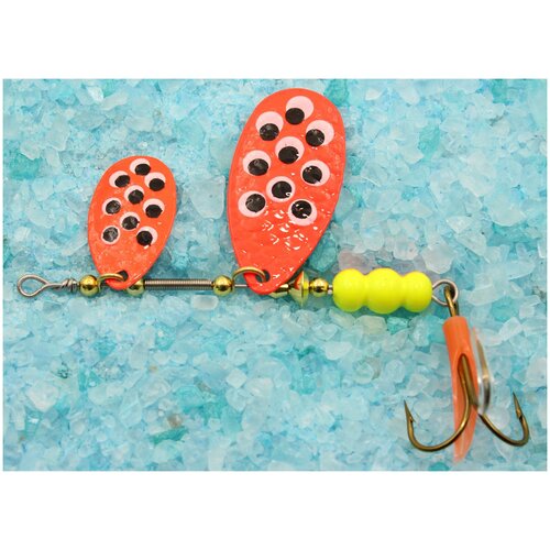 фото Блесна gourmet tandem caterpillar размер 5, вес 15,0 гр, цвет 200 (5шт) / на щуку / судака / окуня condor