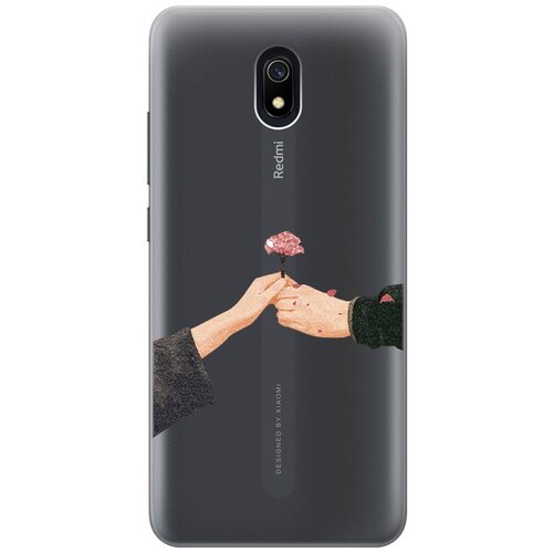 Силиконовый чехол с принтом Hands для Xiaomi Redmi 8A / Сяоми Редми 8А силиконовый чехол с принтом introvert для xiaomi redmi 8a сяоми редми 8а