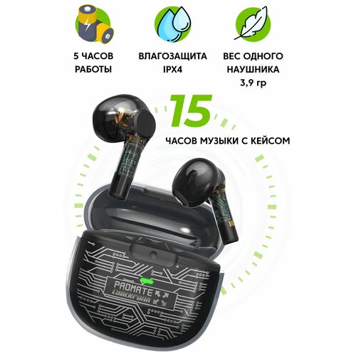 Беспроводные TWS стереонаушники Padmate PaMu S31 Orange 181000₽