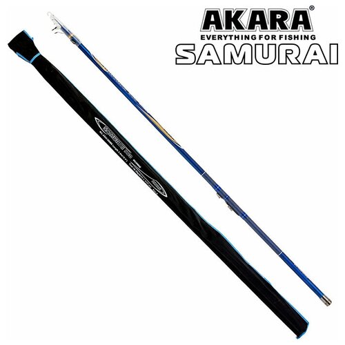 Удилище телескоп карбон д/с Akara Samurai IM9, 6м, тест 10-30