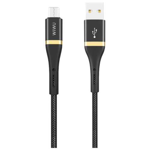 Кабель для зарядки и передачи данных Wiwu USB TO MICRO ED-102 (2 м) Black кабель для зарядки и передачи данных wiwu usb to type c ed 101 2 м black