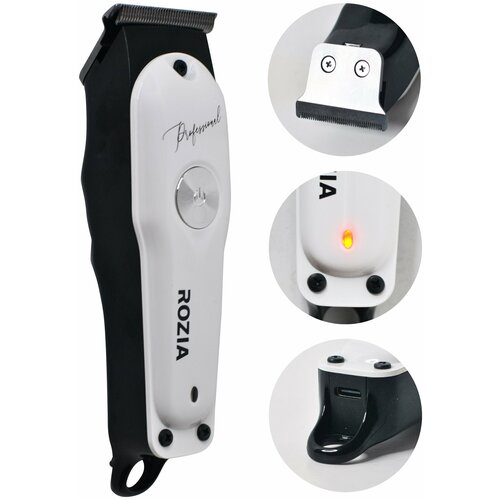 Триммер для бороды и усов Профессиональный триммер для усов и бороды RoziaPro HQ276 черный белый 220000₽