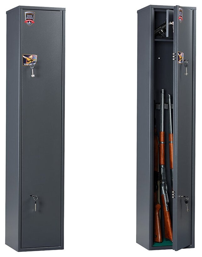 Шкаф оружейный SAFEBURG 2815 на 4 ствола Максимальная высота ствола 1484 мм (1500x300x285 мм)