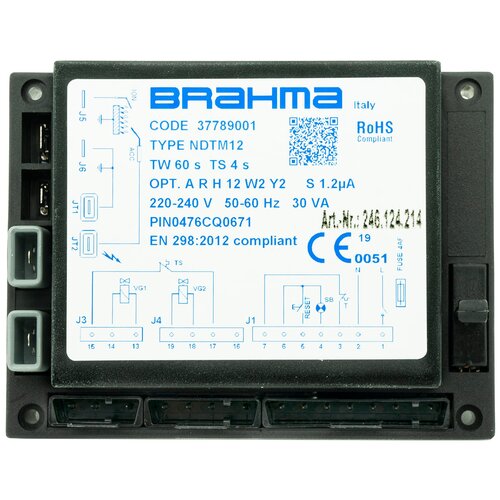 Блок управления горением Brahma NDTM12 / арт. 37789001 / Италия