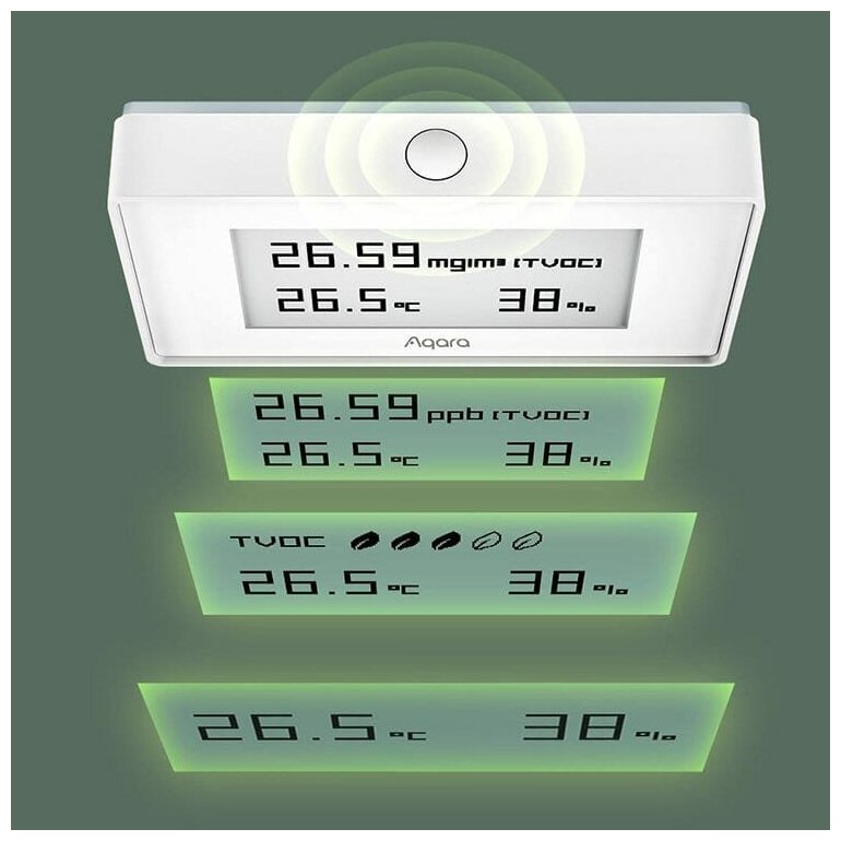 Монитор качества воздуха Aqara TVOС AAQS-S01 - фотография № 11