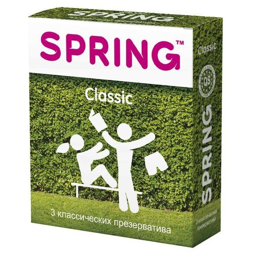 Классические презервативы SPRING CLASSIC - 3 шт. презервативы spring spring classic 3 шт