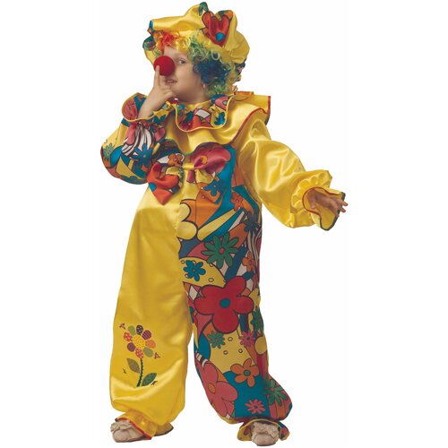 Карнавальный костюм Батик Клоун сказочный размер 128-64 на праздник, на утренники, на хэллоуин, на новый год, в подарок. карнавальный костюм батик поросёнок лаврик размер 110 56 на праздник на утренники на хэллоуин на новый год в подарок