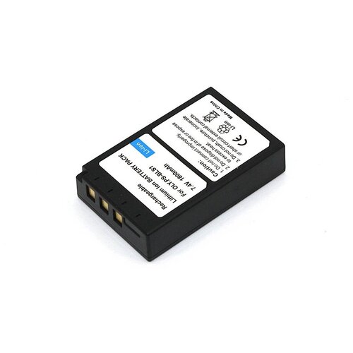 Аккумулятор для фотоаппарата Olympus BLS-1 CS-BLS1 PS-BLS1 7,4V 1800mAh код mb079560 аккумулятор olympus bls 5 bls 50 ps bls5 1080mah