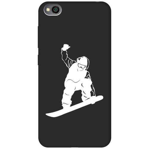 Матовый чехол Snowboarding W для Xiaomi Redmi Go / Сяоми Редми Го с 3D эффектом черный матовый чехол snowboarding для xiaomi redmi go сяоми редми го с эффектом блика черный