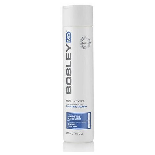 Bosley MD Revive Синяя линия: Шампунь-активатор от выпадения и для стимуляции роста неокрашенных волос (BosRevive Non Color Treated Hair Nourishing Shampoo), 300 мл