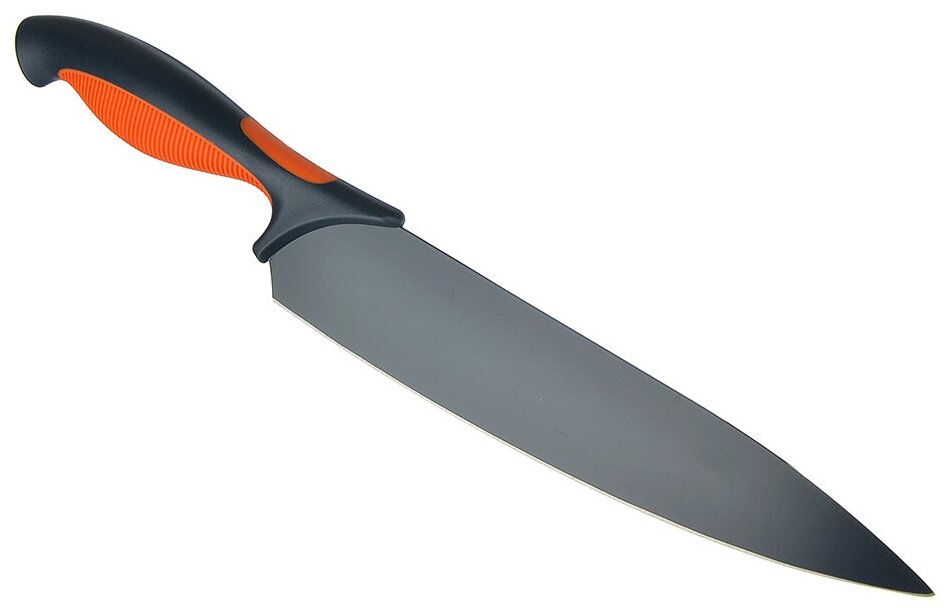 Нож кухонный SATOSHI Фрей шеф 20см нерж. сталь с антиналипающим покрытием