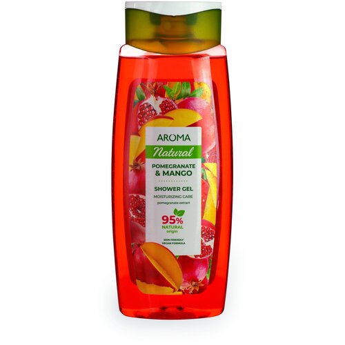 Гель для душа и тела Aroma Natural Pomegranate & Mango 400 мл. Арт. 26989