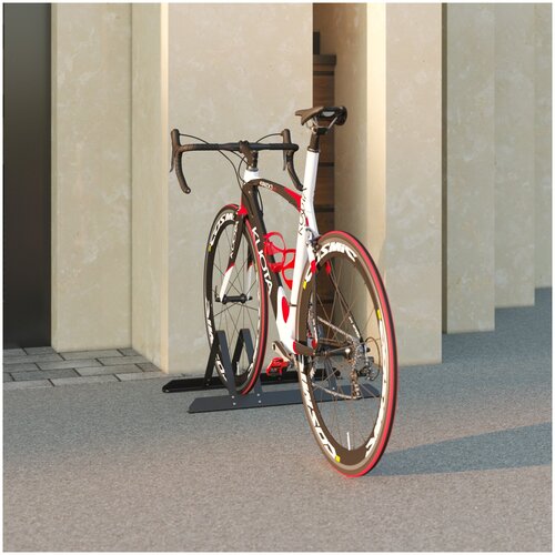 Велопарковка, велодержатель Tempache slim на 2 велосипеда велодержатель для смартфона прищепка silapro пластик 13х9х6 см