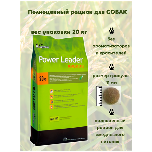 NATURAL BORN Power Leader сухой корм для собак крупных и средних пород на основе говядины, без глютена. 20кг