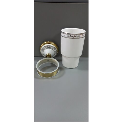 Стакан для ванной комнаты, Держатель для стакана Manzzaro/Цвет золото