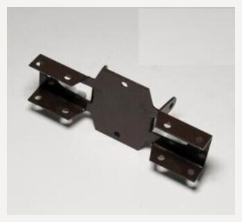 Изображение товара Кронштейн забора наружный КЗН-40-60 ral 8017 шок. коричневый (в комплекте 10 штук, толщина металла 2 мм.)