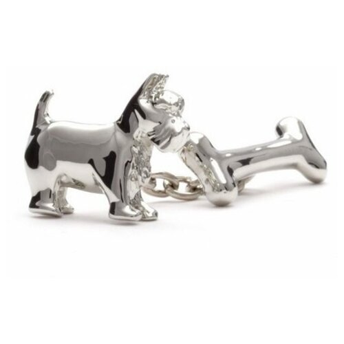 Запонки Metal Fun собака с костью