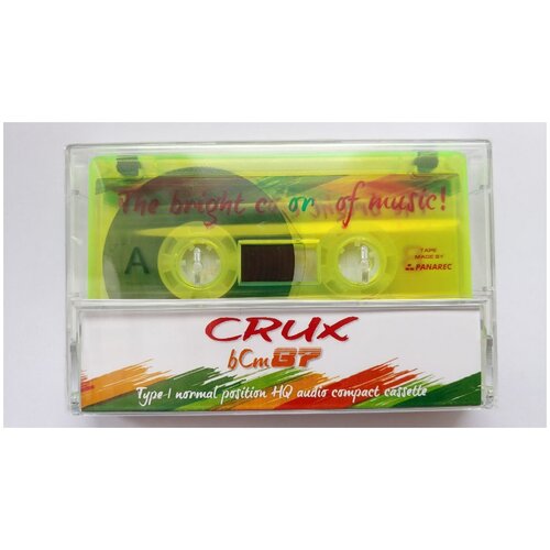 Аудиокассета запечатанная новая CRUX BCM-87-Yellow