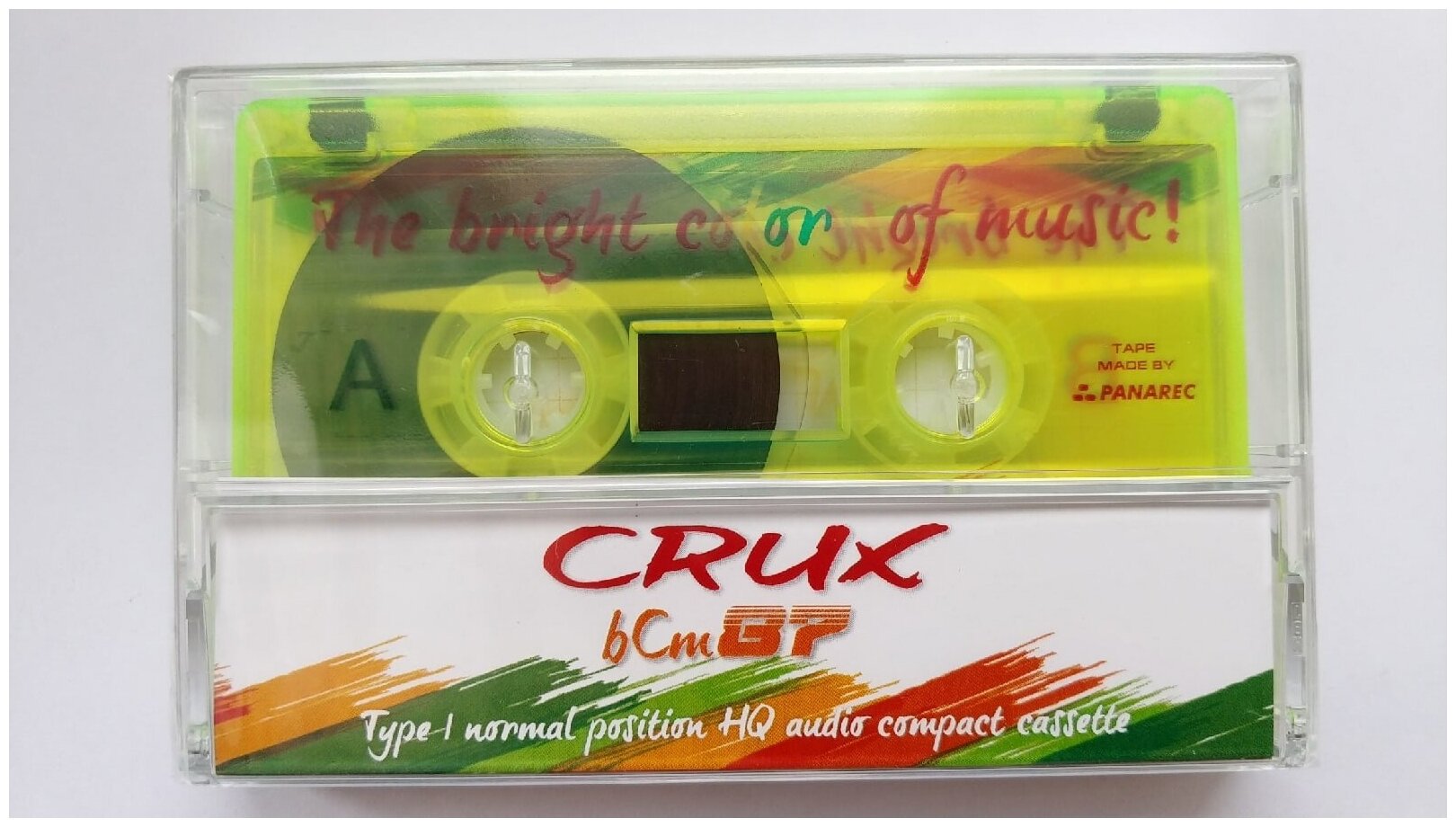 Аудиокассета запечатанная новая CRUX BCM-87-Yellow