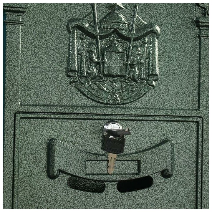 Ящик почтовый №4010, тёмно-зелёный - фотография № 3