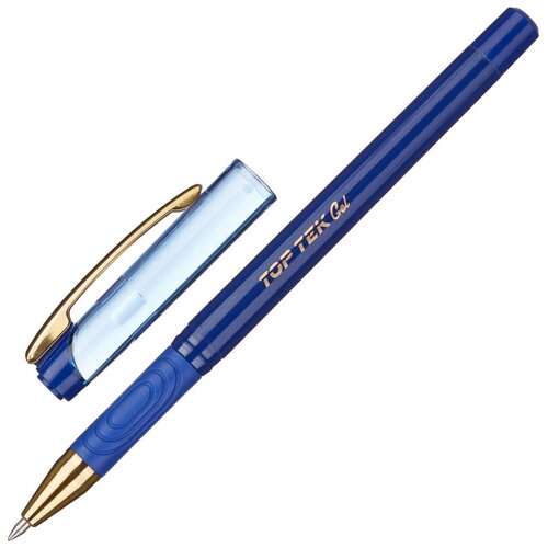 Ручка гелевая неавтоматическая Unimax Top Tek Gel stick Gold DC 0.