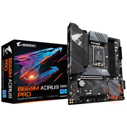 Материнская плата GIGABYTE B660M AORUS PRO LGA 1700 DDR5