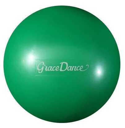 Мяч для художественной гимнастики 18,5 см, 280 г, цвет изумрудный Grace Dance 4327147 .