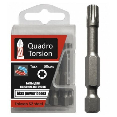 Quadro Torsion бита 1/4 20-50мм Torx 10 шт./кор. 432050