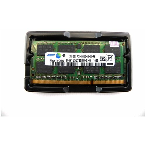 Оперативная память 2 ГБ 1 шт. Samsung DDR3 1333 SO-DIMM 2Gb