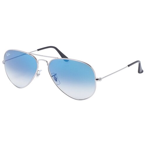 солнцезащитные очки ray ban ray ban rb 3025 003 3f rb 3025 003 3f серебряный голубой Солнцезащитные очки Ray-Ban, зеленый