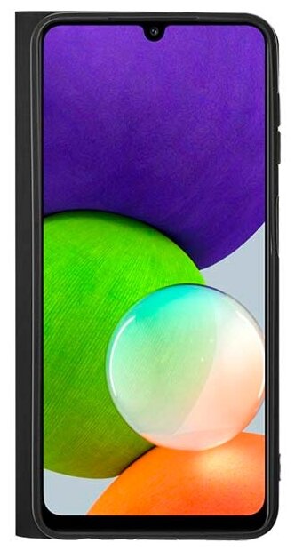 Чехол Book Cover Silk Pro для Samsung Galaxy M22/A22 4G (2021), черный, Deppa 87875 - фото №2