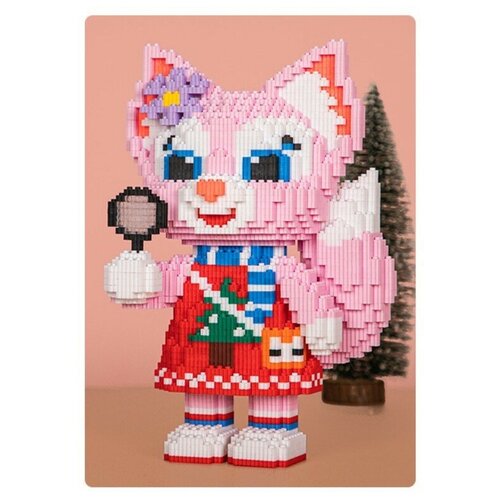 Конструктор из миниблоков / Пластиковый конструктор Лисичка с лупой (2784 деталей)