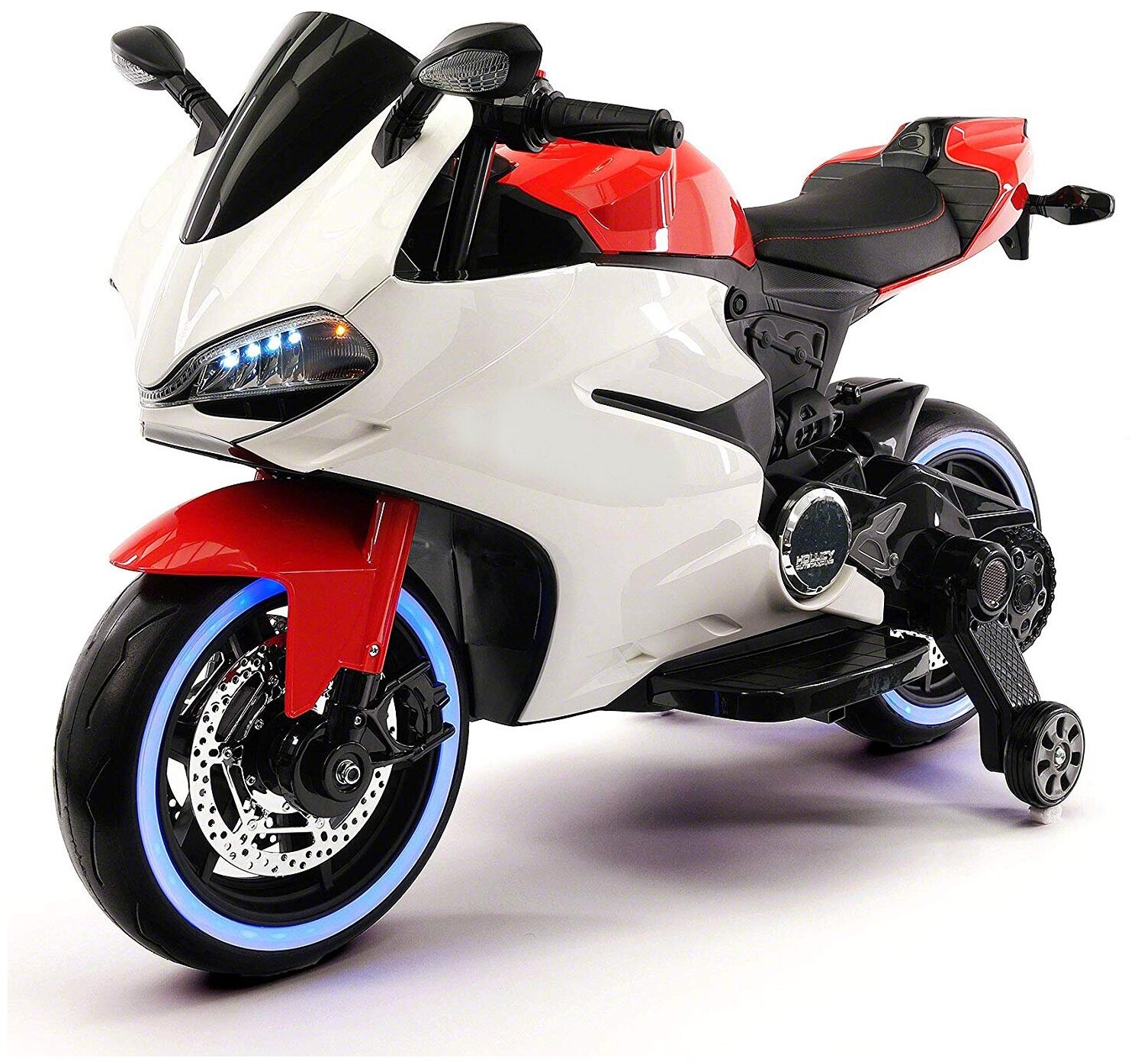 Детский электромотоцикл Ducati 12V - FT-1628-RED-WHITE