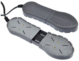 Фото Сушилка для обуви EGOIST раздвижная, пластик, 220-240В, 50Гц, 15Вт, температура нагрева 65-80