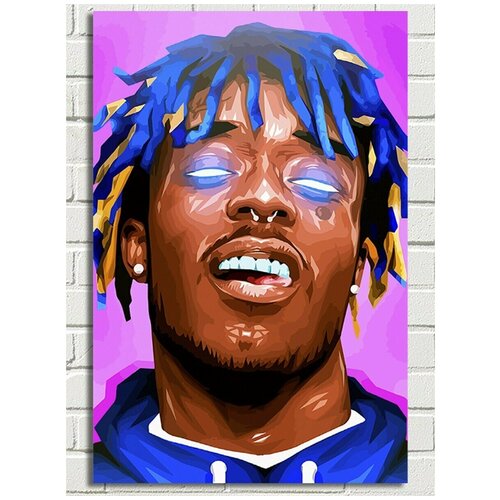 Картина по номерам музыка Lil Uzi Vert - 8657 В 60x40 картина по номерам на холсте музыка lil uzi vert 8657 в 30x40