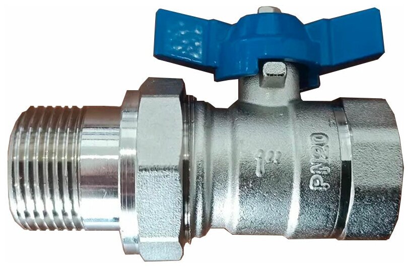 Кран шаровой с американкой НВ 1" баб. Ahlsel