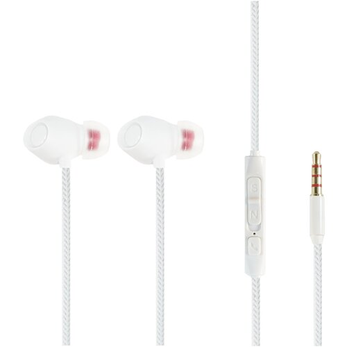 Наушники внутриканальные FaisON HP-120 ORB силикон микрофон кнопка ответа кабель 11м цвет белый 19000₽