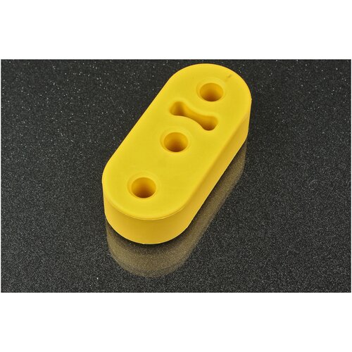 Подвес глушителя 12 мм 3 отверстия жёлтый CAMU09 - AUTOBAHN88