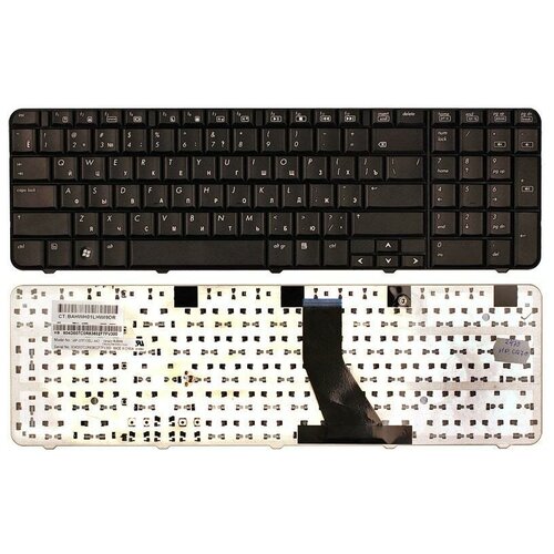 Клавиатура для ноутбука HP G70 Compaq Presario CQ70 черная клавиатура mp 07f13su 442 hp g70 compaq presario cq70 cq70 100er оем